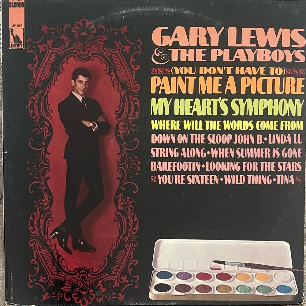 Gary Lewis & The Playboys - Paint Me A Picture -  Vinyl Album - 1967